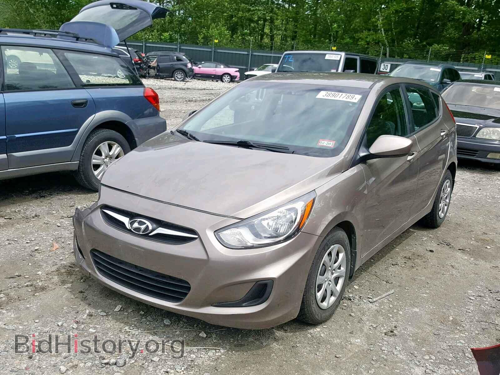 2013 HYUNDAI ACCENT - VIN: KMHCT5AE5DU128918 - Фото 2