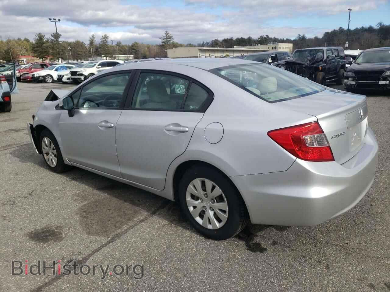 2012 HONDA CIVIC - VIN: 2HGFB2F54CH607183 - Фото 2