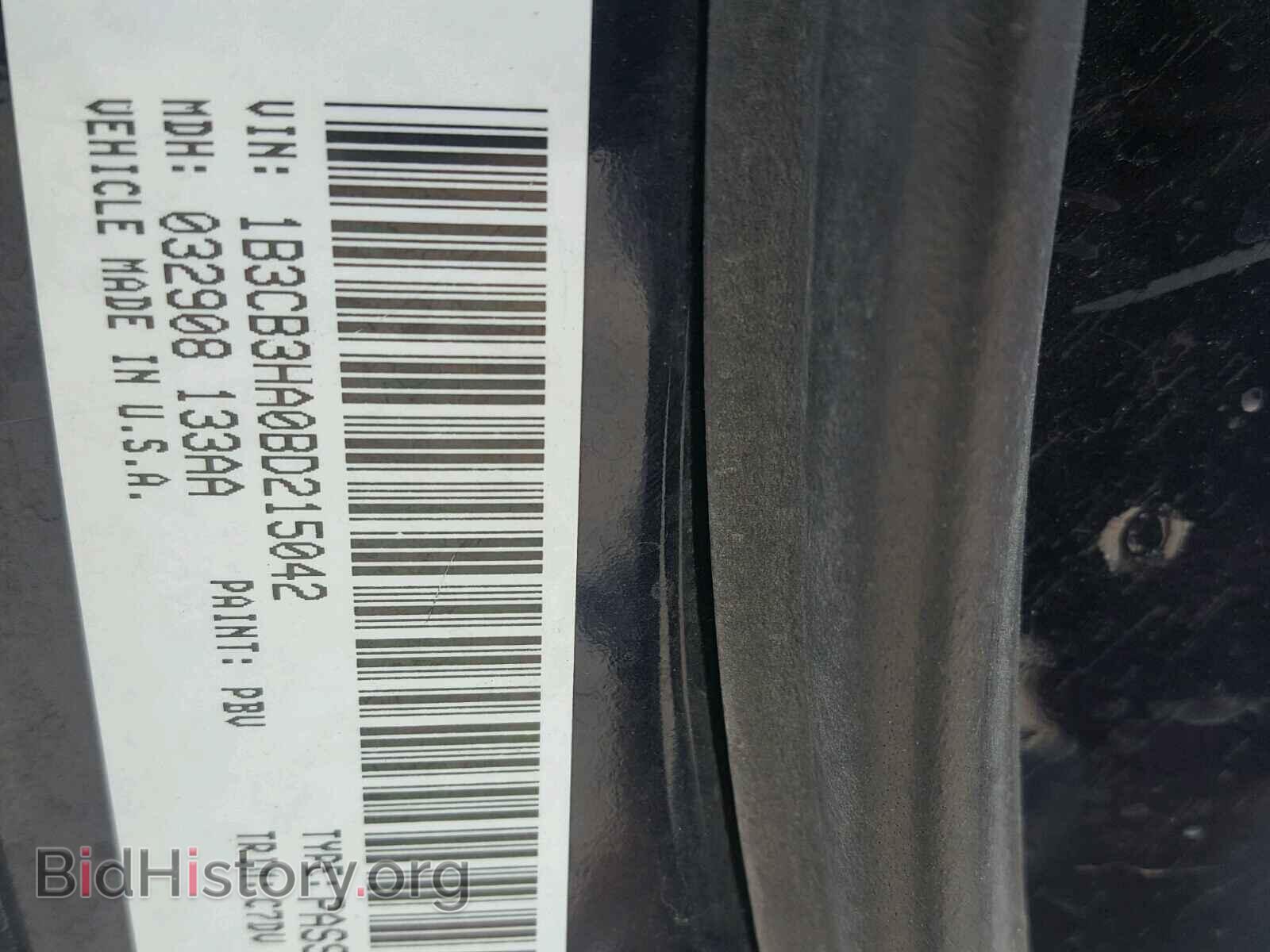 2011 DODGE CALIBER - VIN: 1B3CB3HA0BD215042 - Фото 10