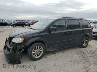 2014 Dodge CARAVAN SXT, black — VIN 2C4RDGCG3ER291507, Copart