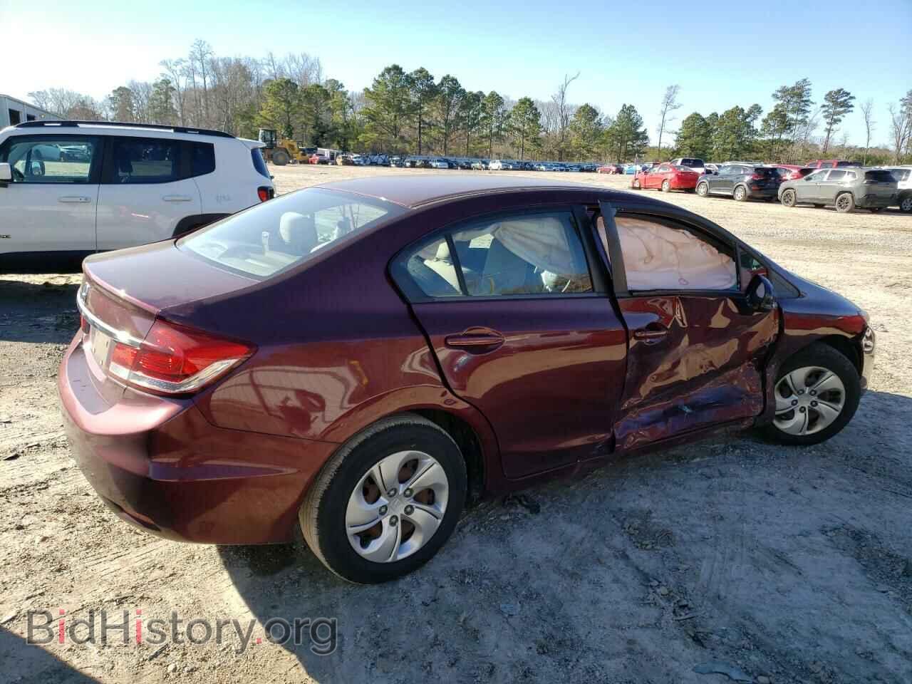 2013 HONDA CIVIC - VIN: 19XFB2F55DE259857 - Фото 3