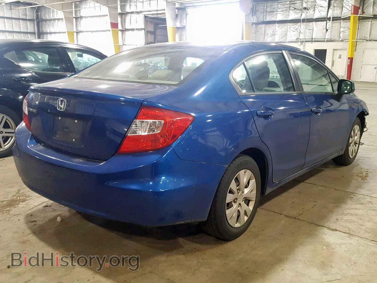 2012 HONDA CIVIC LX - VIN: 19XFB2F57CE320687 - Фото 4