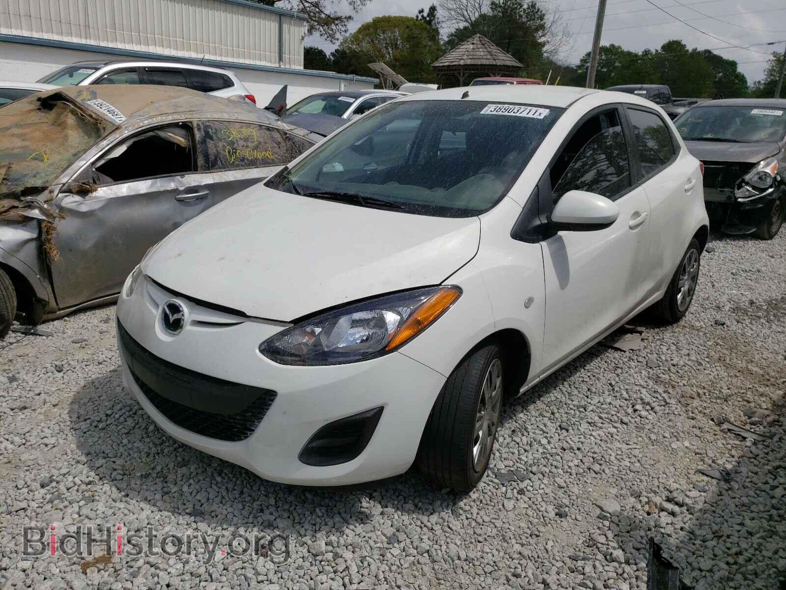 2014 MAZDA 2 - VIN: JM1DE1KY7E0185540 - Фото 2