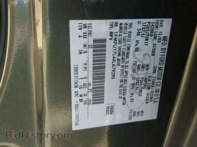 2004 FORD EXPEDITION - VIN: 1FMFU17L44LA79290 - Фото 10
