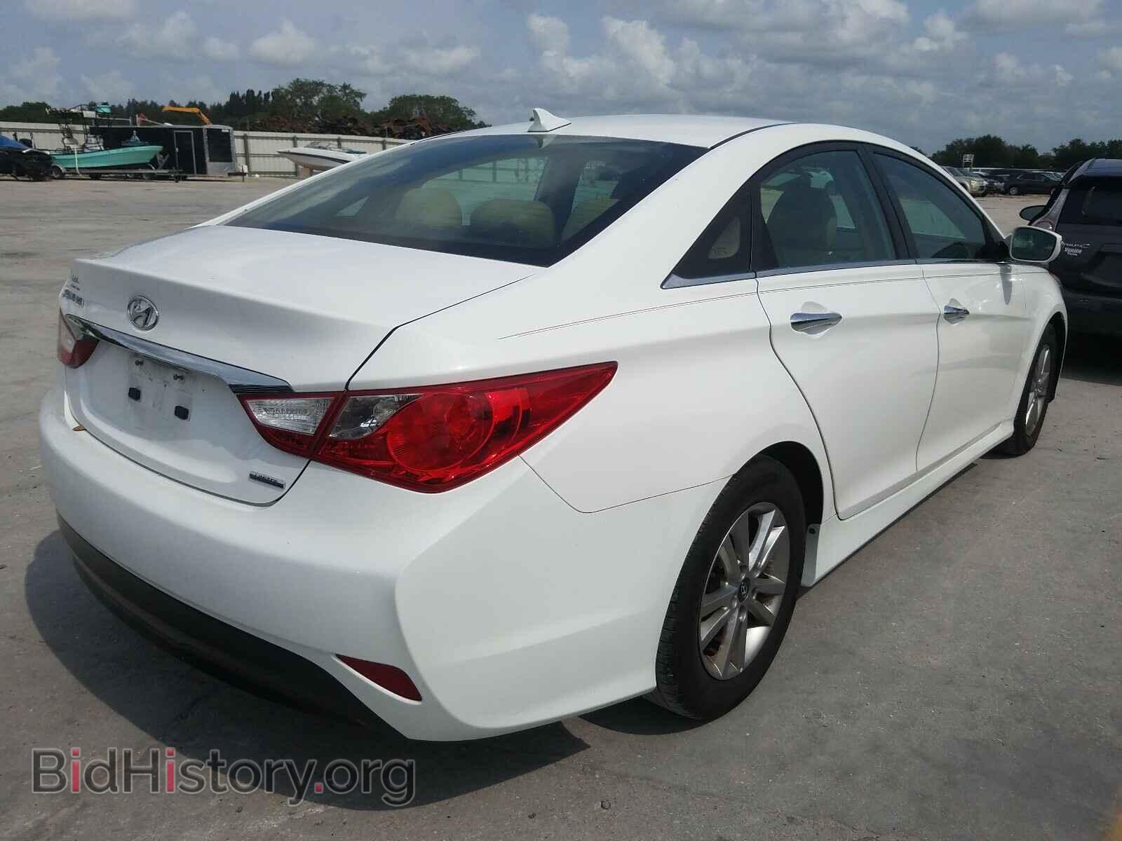 2014 HYUNDAI SONATA - VIN: 5NPEC4AC4EH848521 - Фото 4