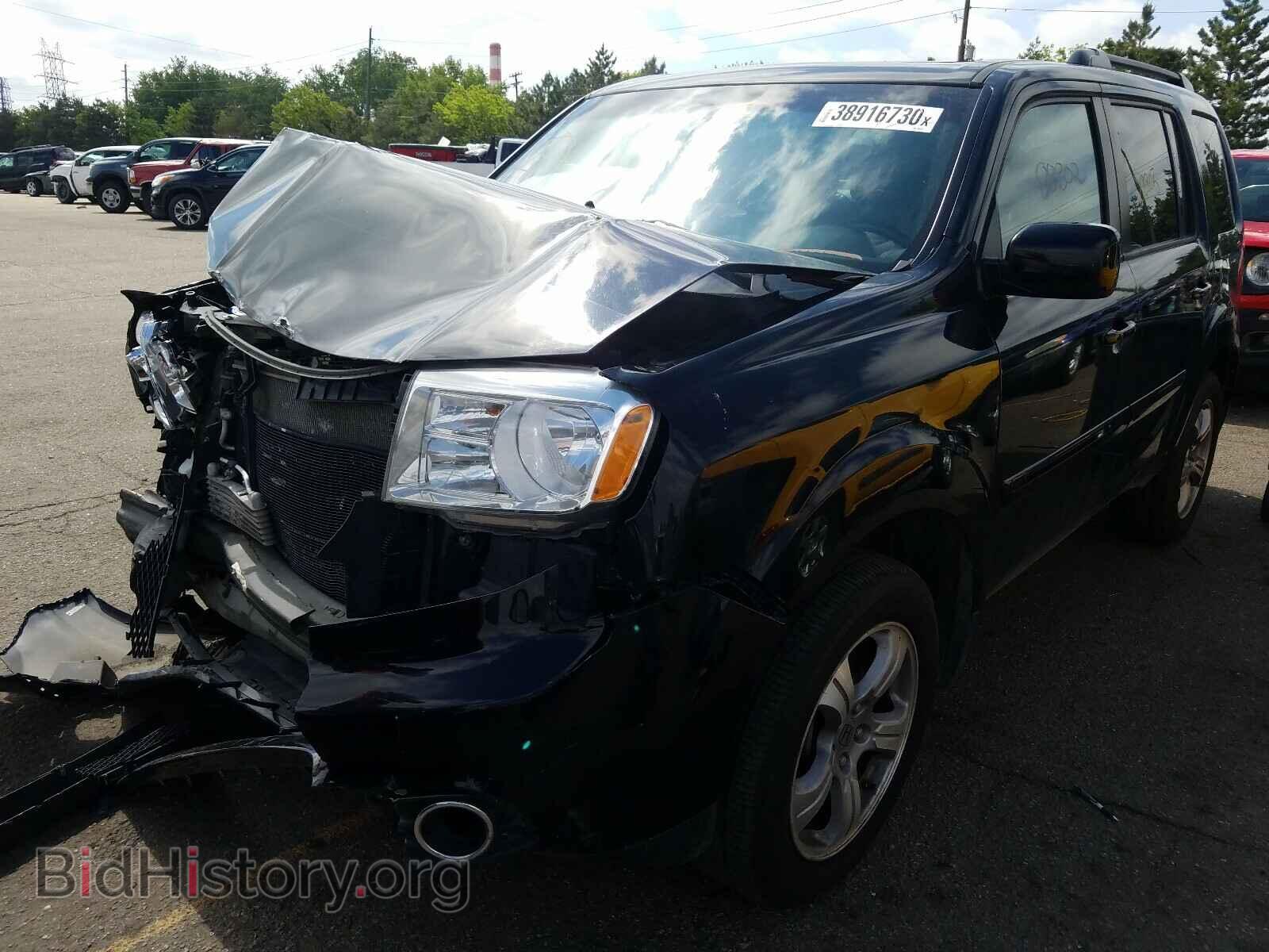 2013 HONDA PILOT - VIN: 5FNYF4H50DB025240 - Фото 2