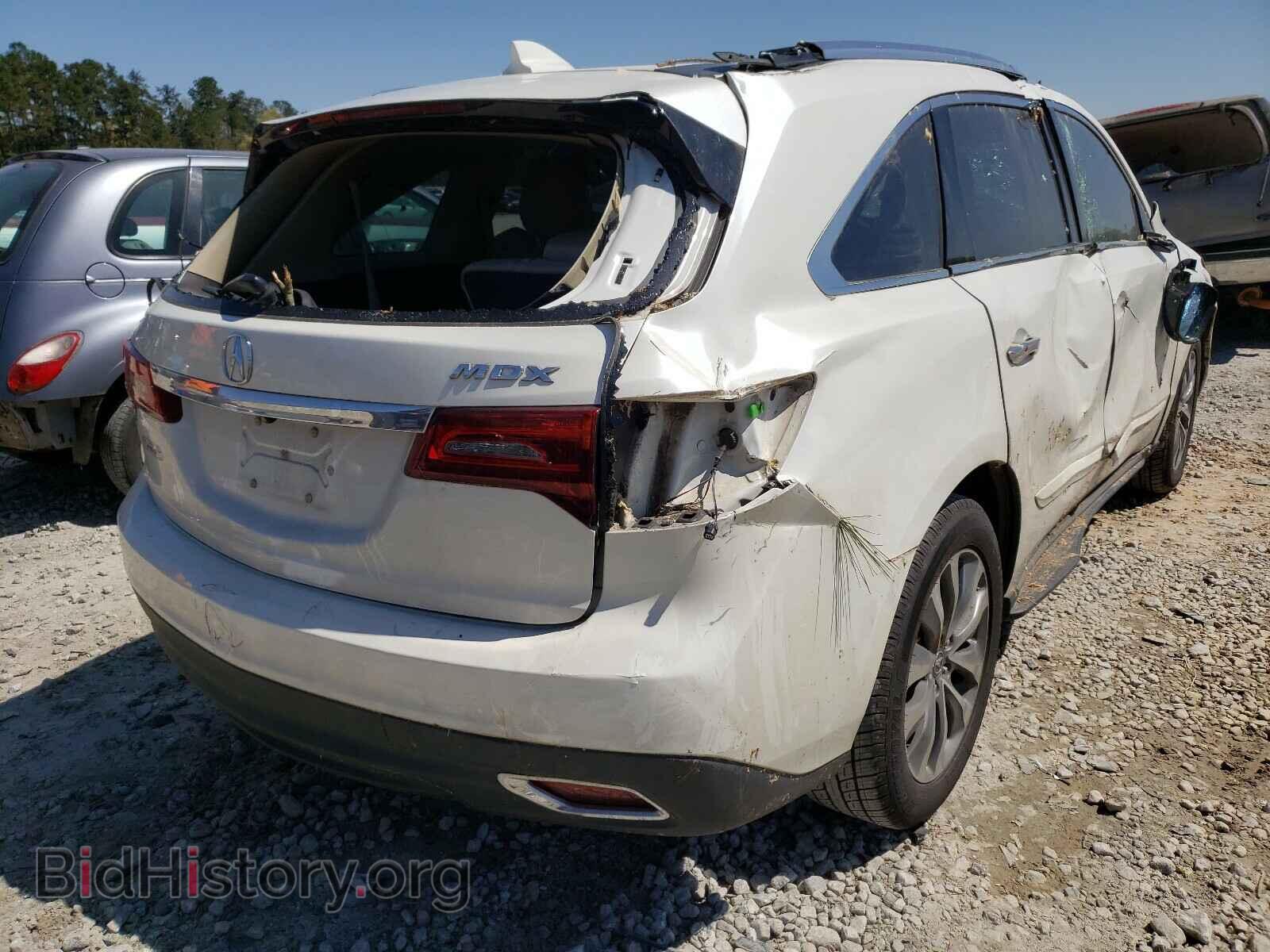 2014 ACURA MDX - VIN: 5FRYD3H46EB009695 - Фото 4