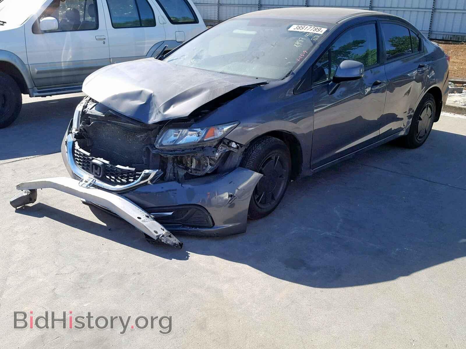 2013 HONDA CIVIC - VIN: 2HGFB2F66DH528687 - Фото 2