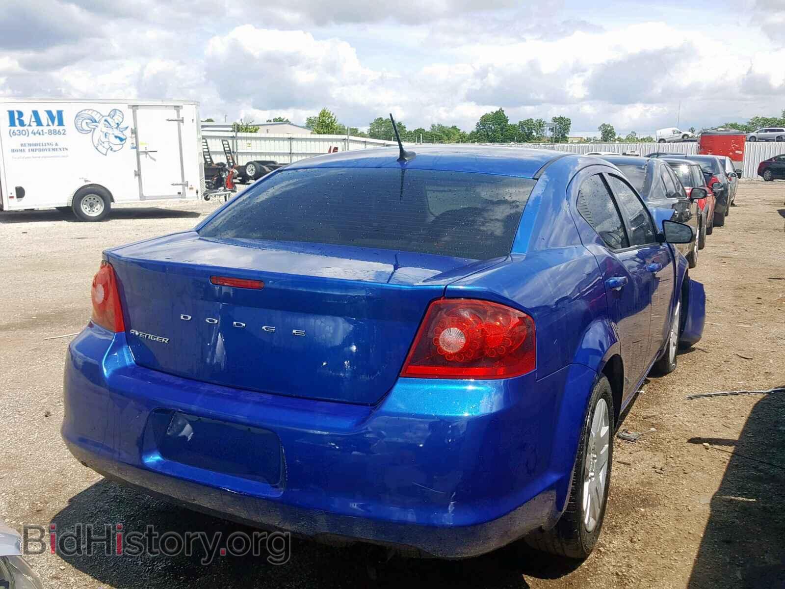 2013 DODGE AVENGER - VIN: 1C3CDZAB3DN585966 - Фото 4