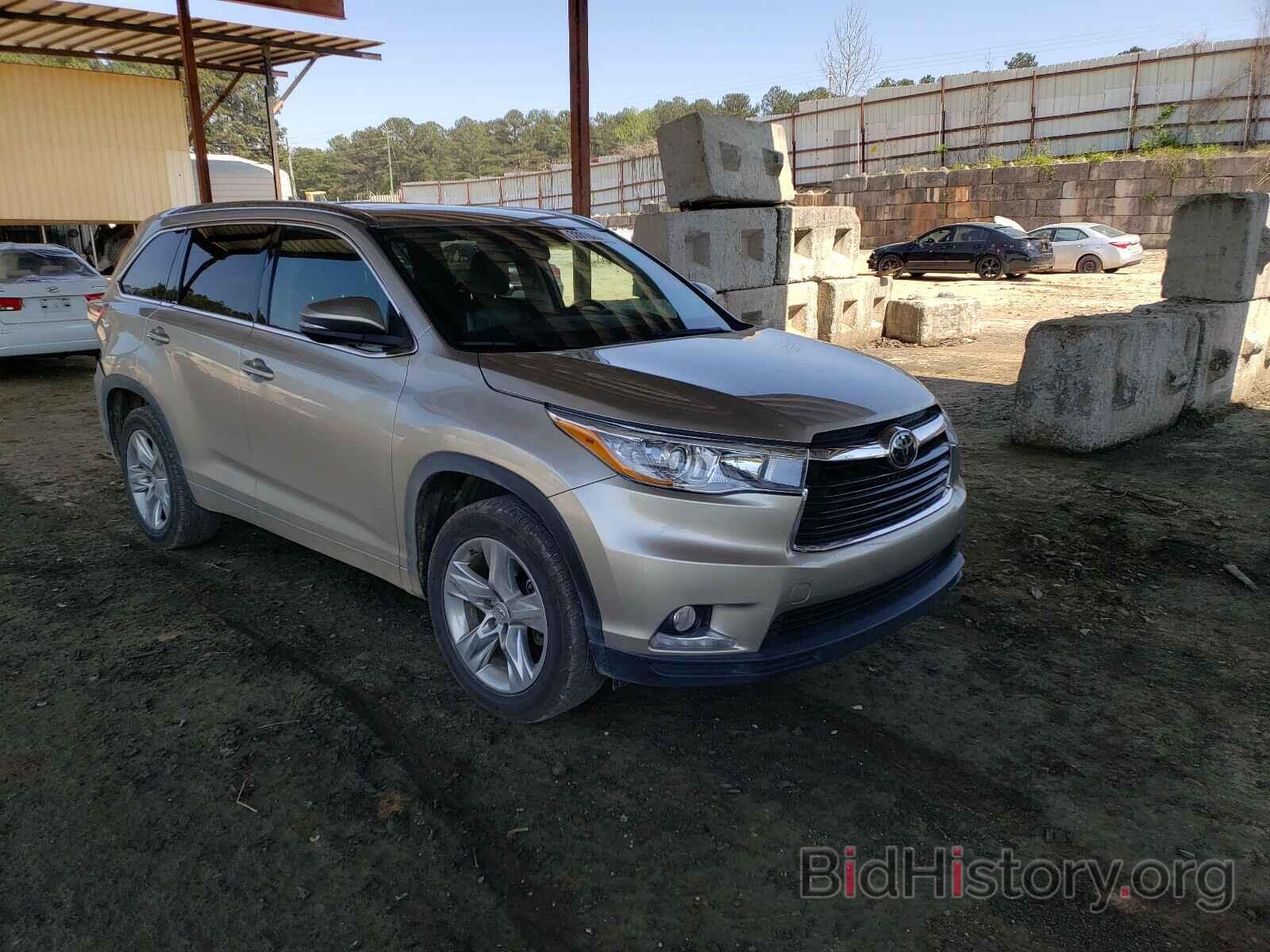 Фотография 5TDYKRFH1FS074094 - TOYOTA HIGHLANDER 2015