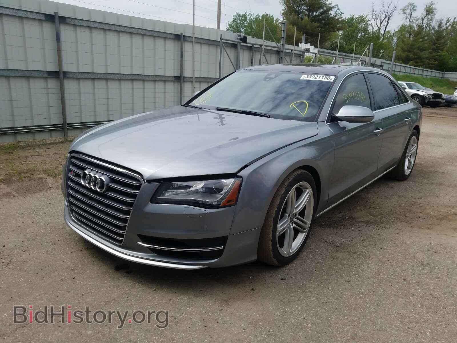 2013 AUDI A8 - VIN: WAUR2AFD3DN019522 - Фото 2