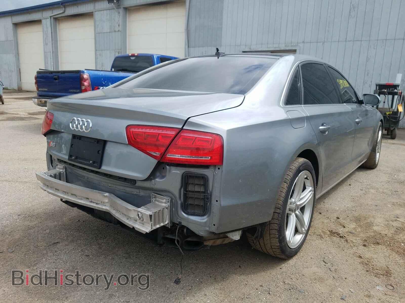 2013 AUDI A8 - VIN: WAUR2AFD3DN019522 - Фото 4