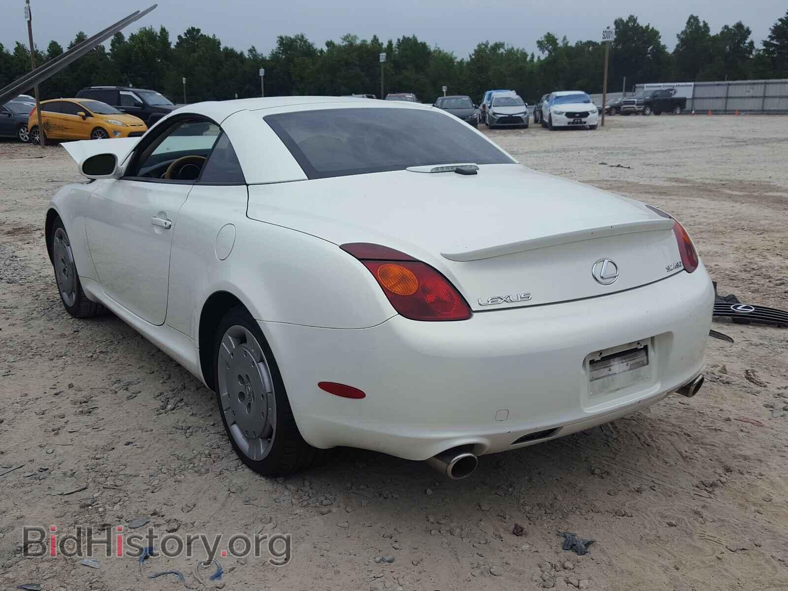 2003 LEXUS SC430 - VIN: JTHFN48Y230046610 - Фото 3