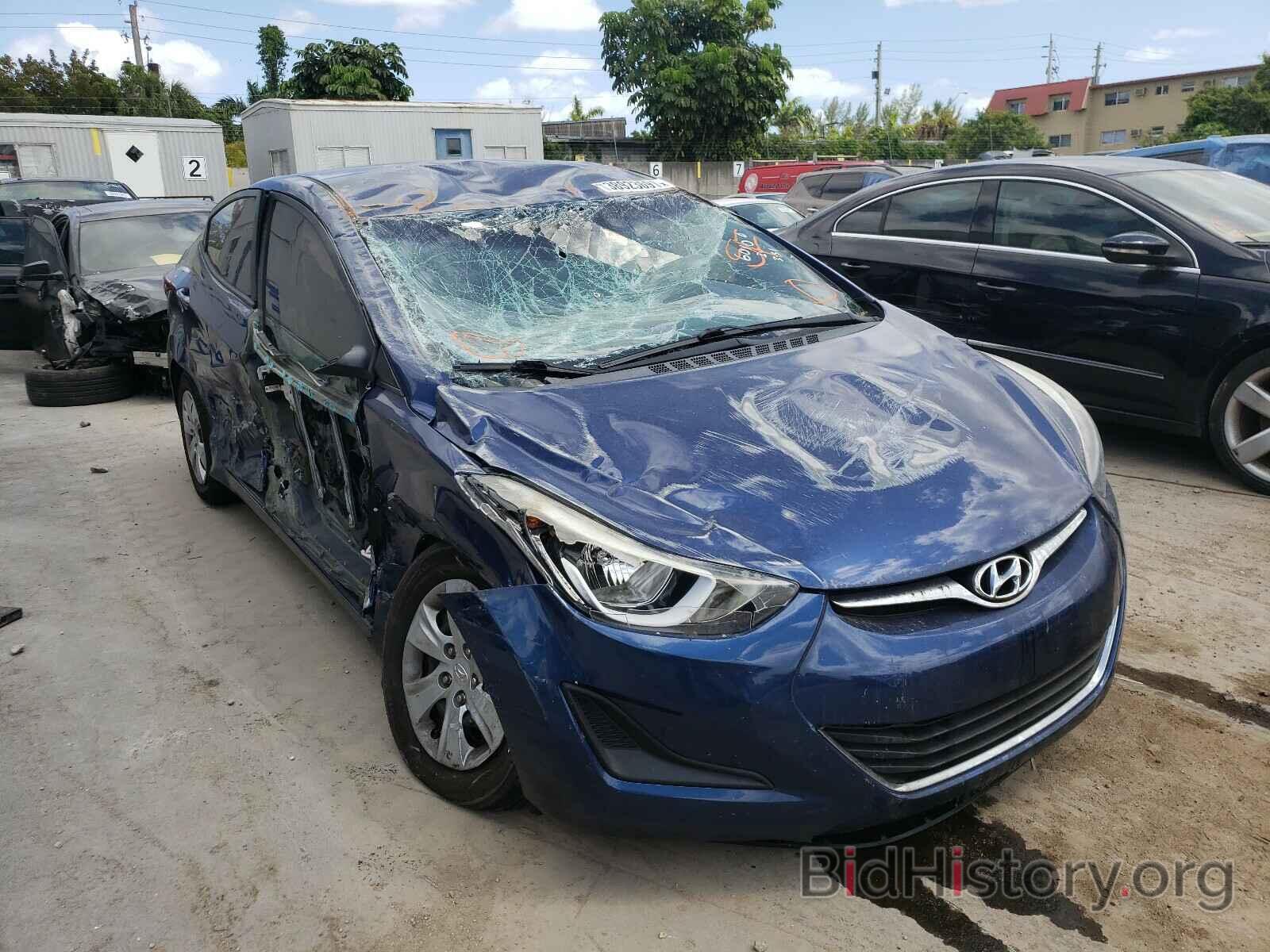 Фотография 5NPDH4AE9GH736010 - HYUNDAI ELANTRA 2016