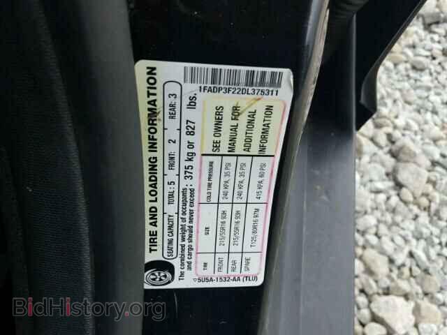 2013 FORD FOCUS - VIN: 1FADP3F22DL375311 - Фото 10