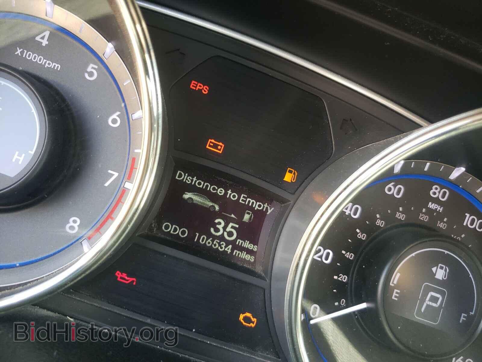 2012 HYUNDAI SONATA - VIN: 5NPEC4AB4CH387227 - Фото 8