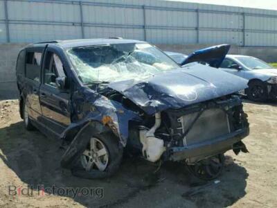 2013 Dodge CARAVAN Grand Cara, синий — VIN 2C4RDGCG2DR611317, Copart