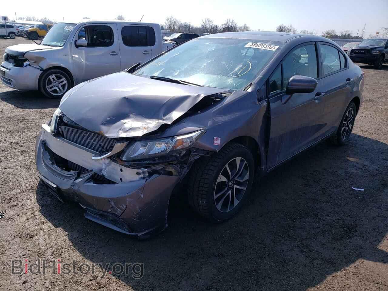 2014 HONDA CIVIC - VIN: 2HGFB2F50EH039243 - Фото 2