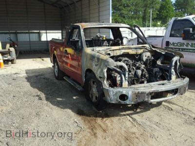 2012 Ford F150, бордовый — VIN 1FTMF1CMXCFA67100, Copart