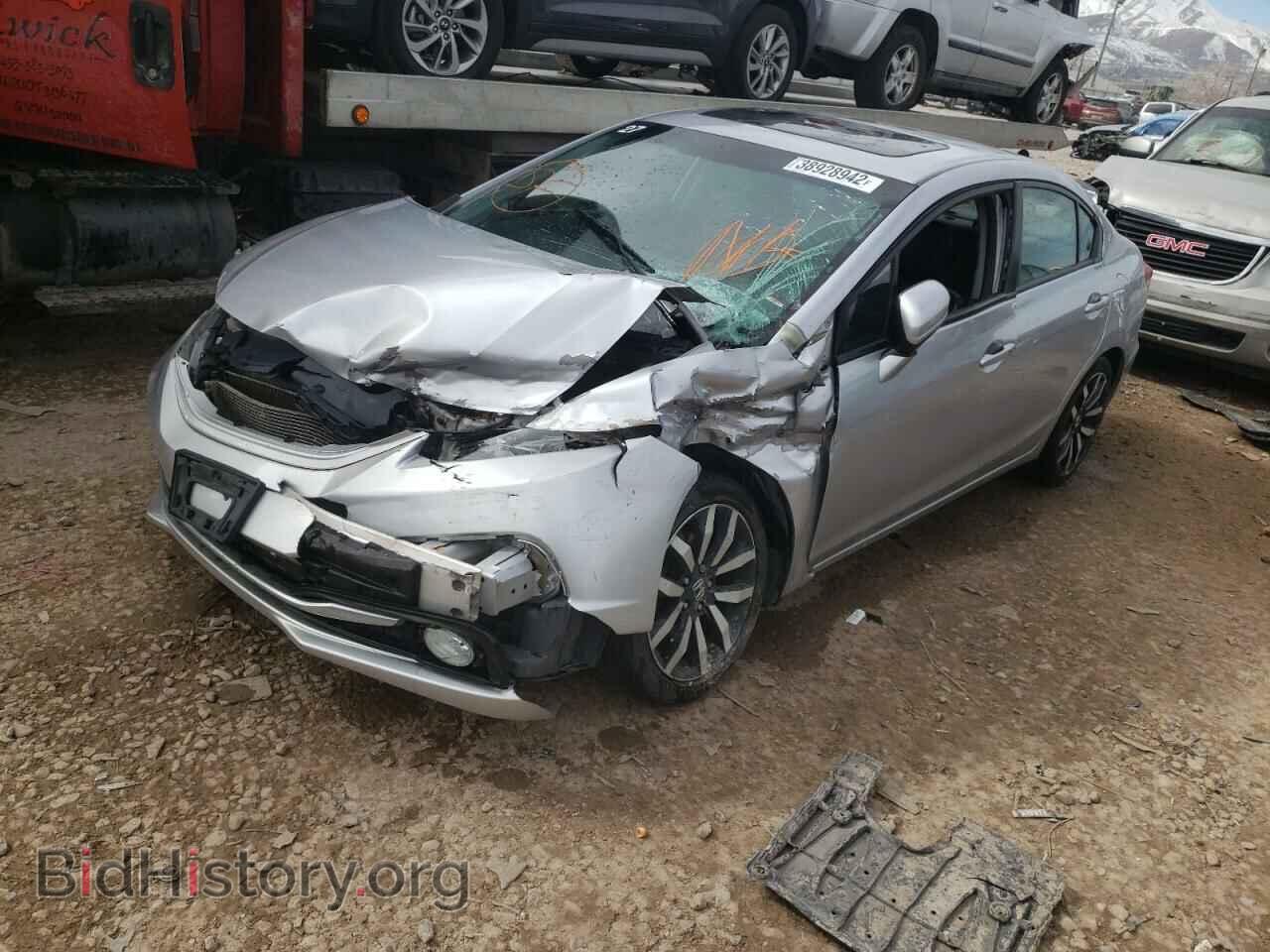 2015 HONDA CIVIC - VIN: 2HGFB2F99FH537803 - Фото 2