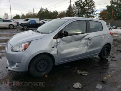 2014 Mitsubishi MIRAGE Mirage DE, синий — VIN ML32A3HJ1EH018281, Copart