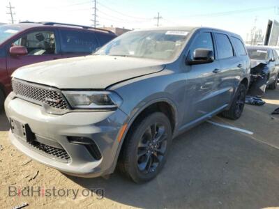 2022 Dodge DURANGO SXT, серый — VIN 1C4RDJAGXNC173673, Copart