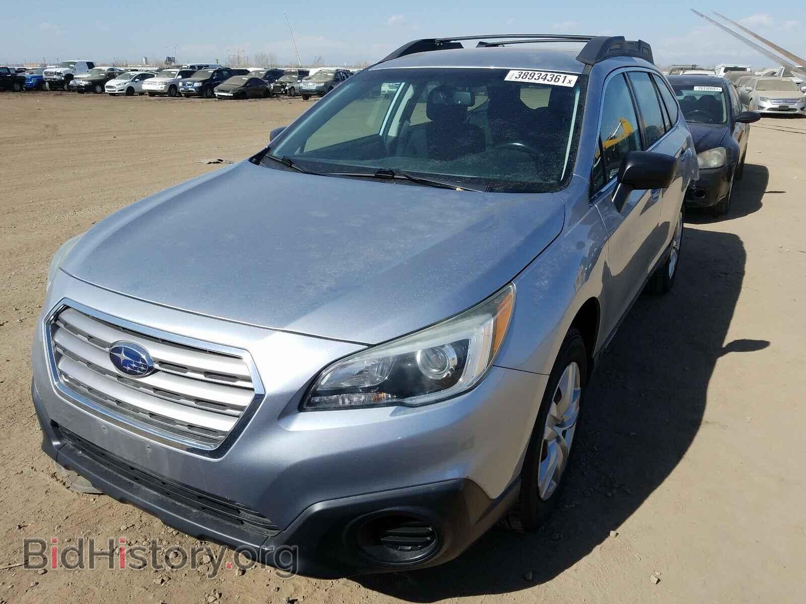 2015 SUBARU OUTBACK - VIN: 4S4BSAAC9F3211606 - Фото 2