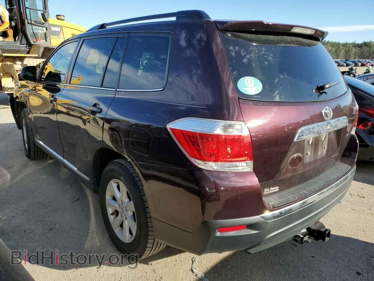 2013 TOYOTA HIGHLANDER - VIN: 5TDZK3EH8DS125557 - Фото 2