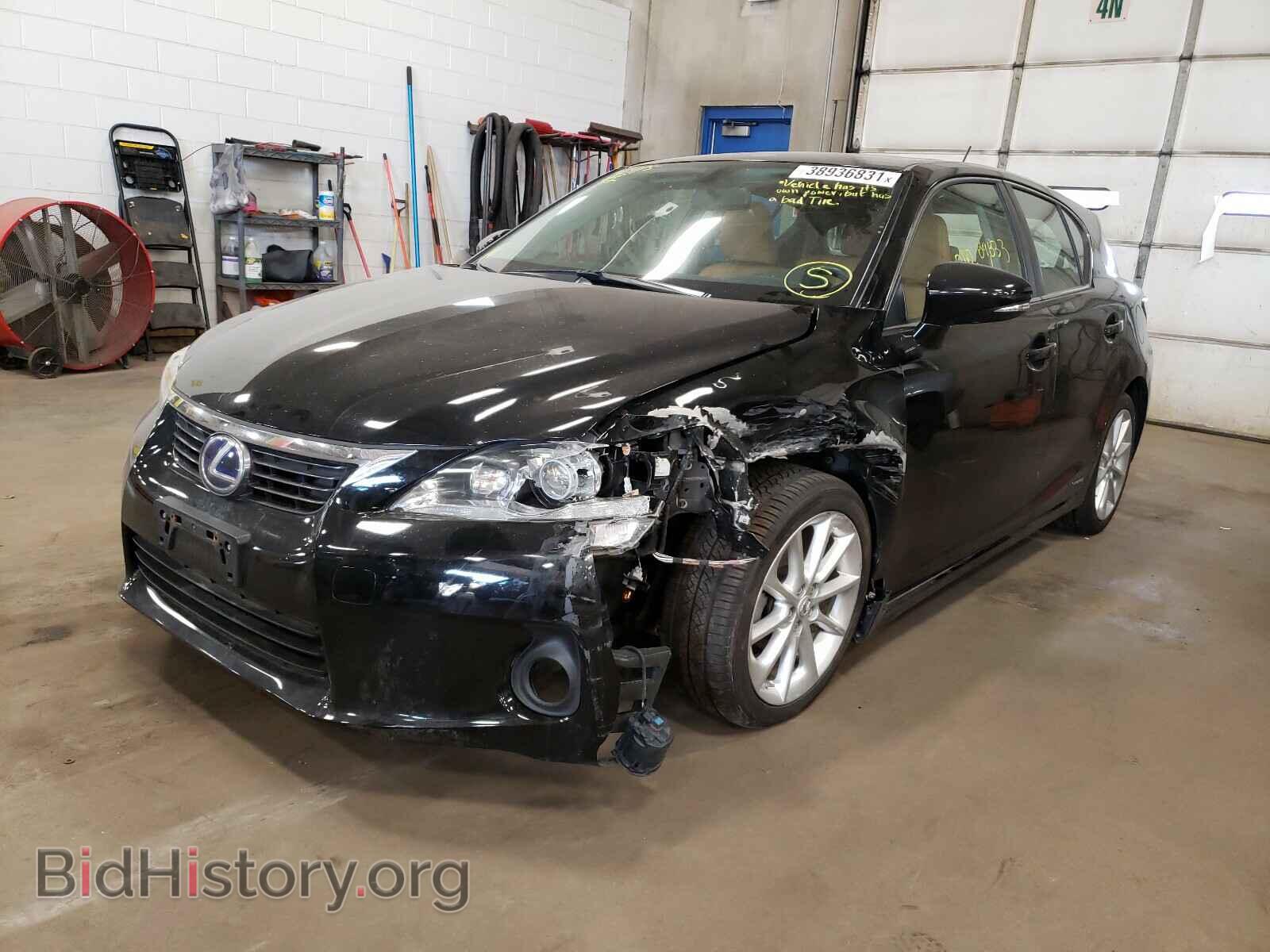 2011 LEXUS CT 200 - VIN: JTHKD5BH4B2011960 - Фото 2