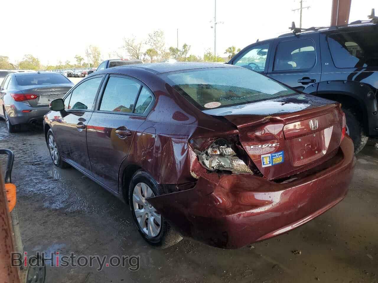 2012 HONDA CIVIC - VIN: 19XFB2F51CE078592 - Фото 2