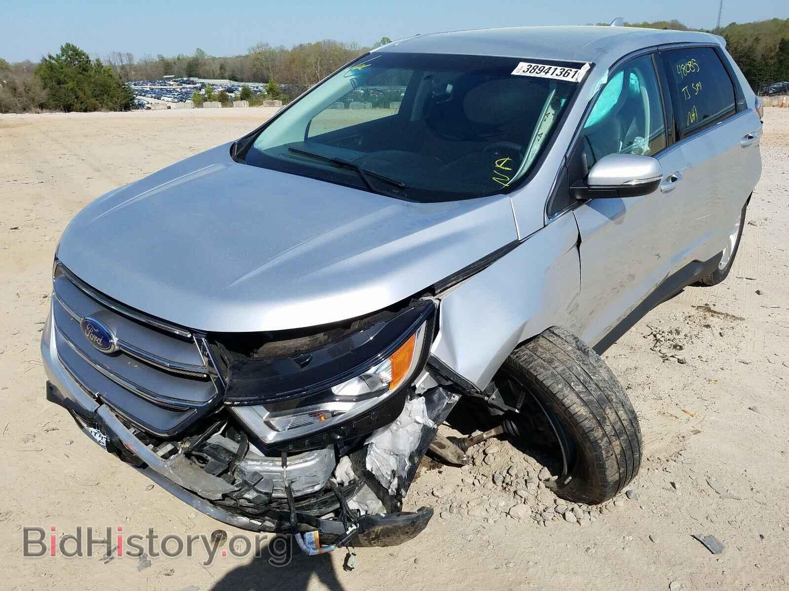 2016 FORD EDGE - VIN: 2FMPK4J88GBB44985 - Фото 2