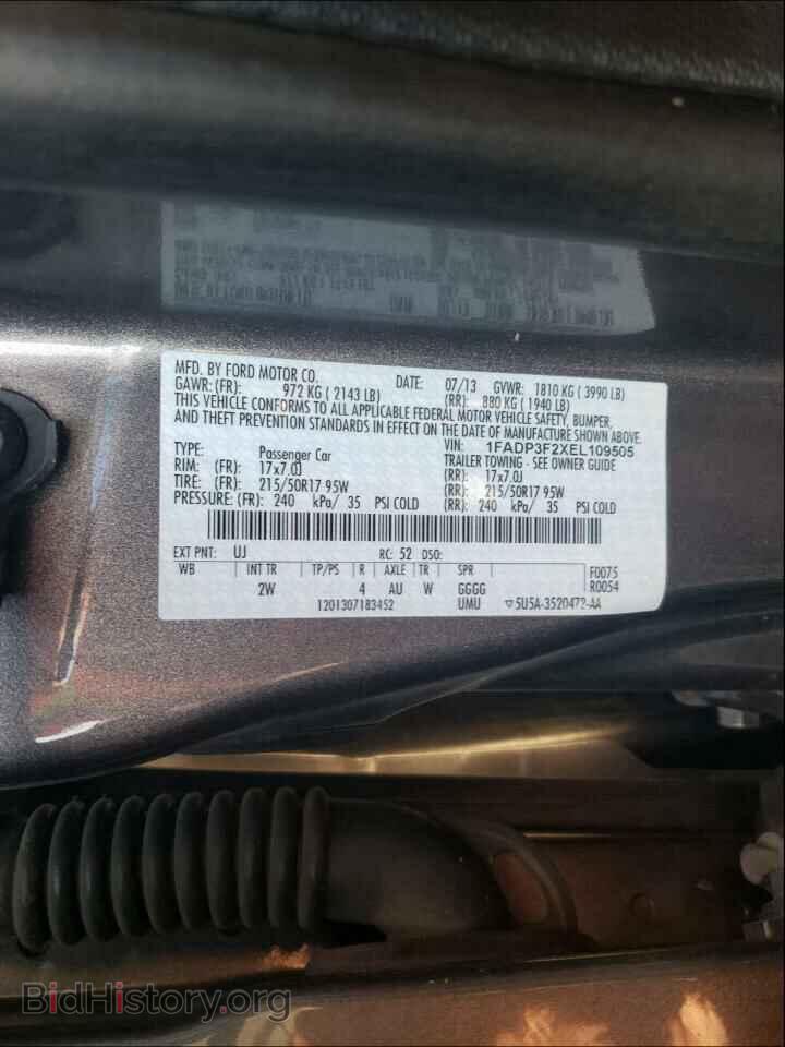 2014 FORD FOCUS - VIN: 1FADP3F2XEL109505 - Фото 10