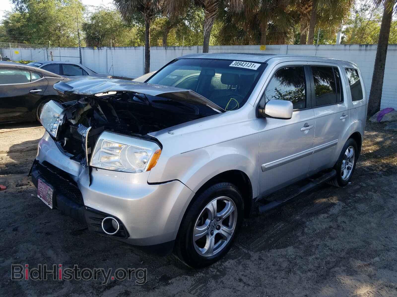2012 HONDA PILOT - VIN: 5FNYF3H59CB027920 - Фото 2