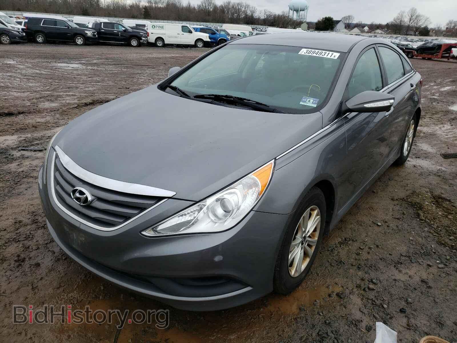 2014 HYUNDAI SONATA - VIN: 5NPEB4AC9EH871814 - Фото 2