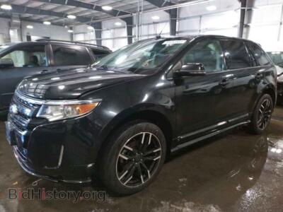 2014 Ford EDGE Edge Sport, черный — VIN 2FMDK4AK2EBA46174, Copart
