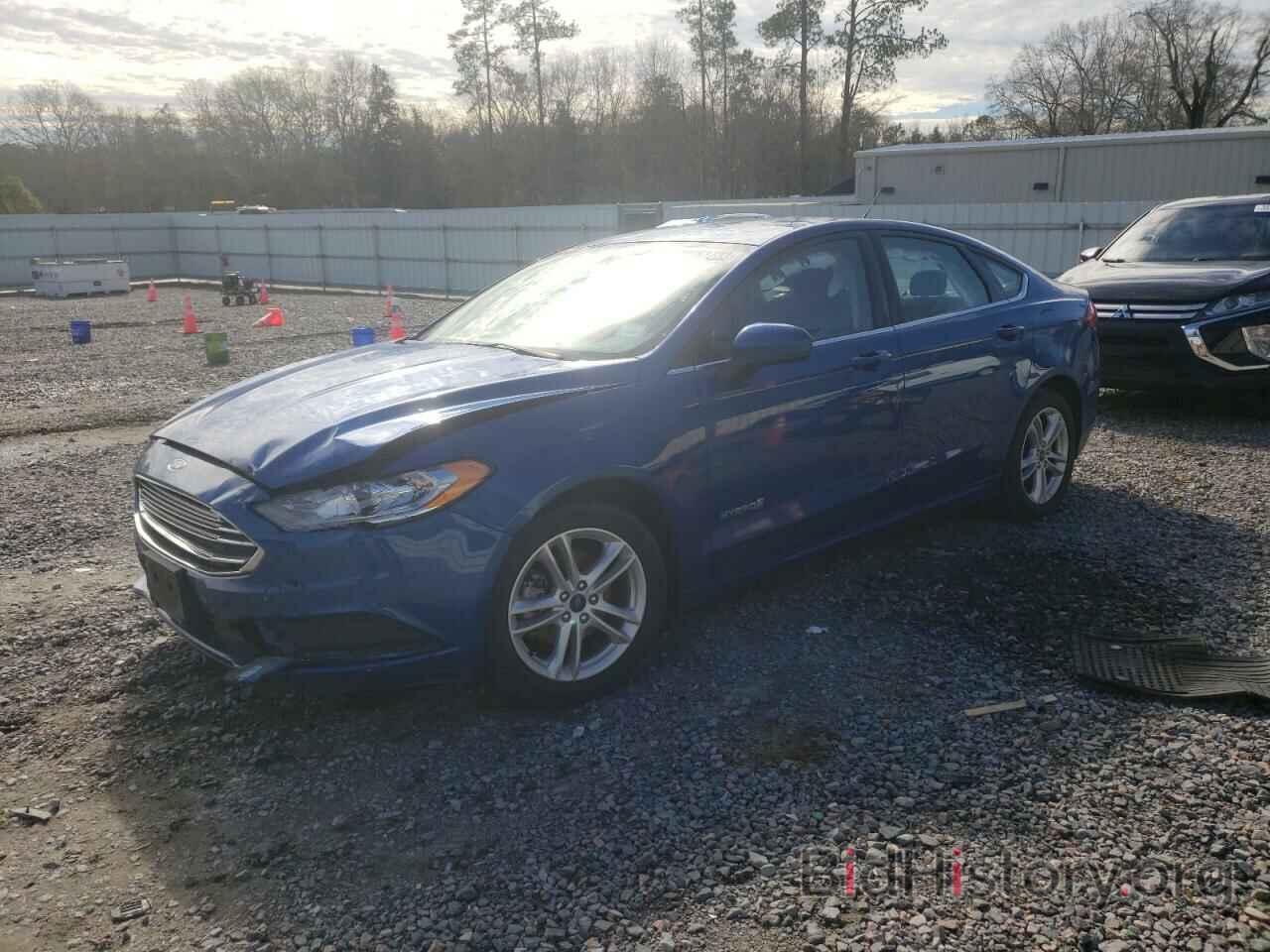 Photo 3FA6P0LU5JR116001 - FORD FUSION 2018