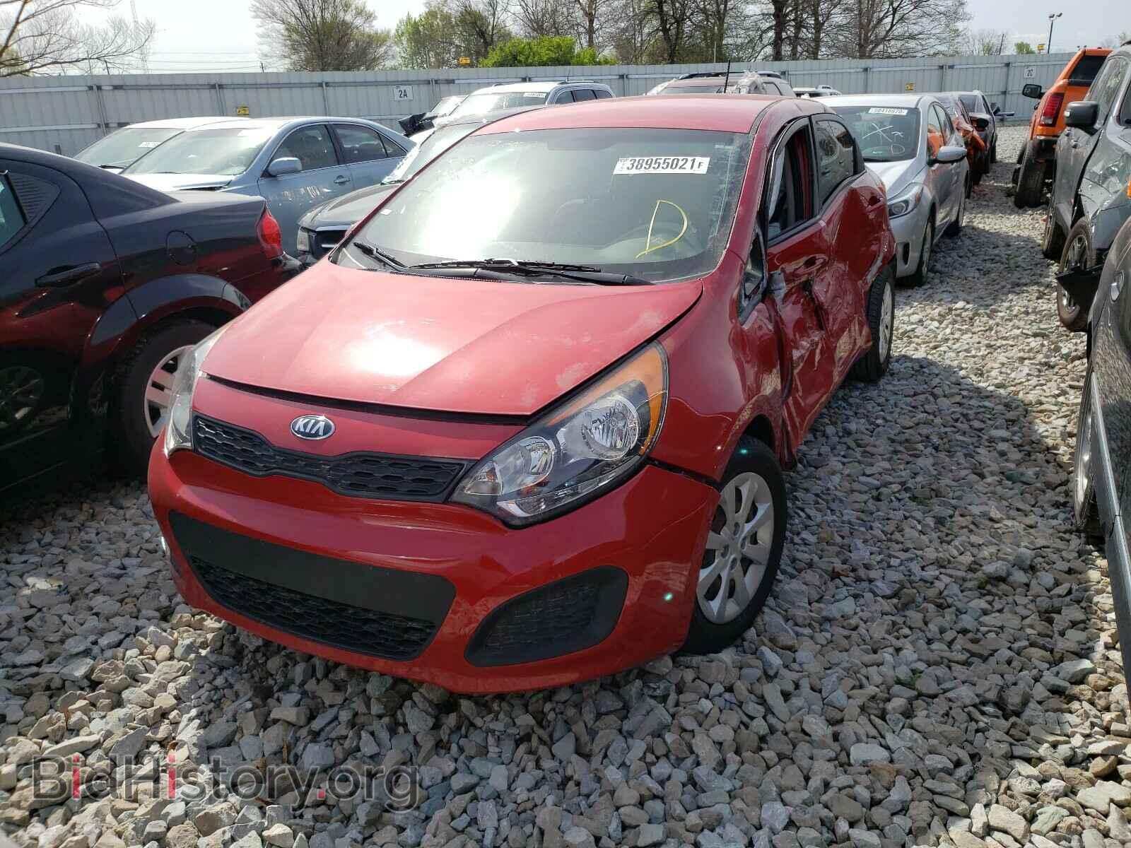 2013 KIA RIO - VIN: KNADM5A37D6224281 - Фото 2