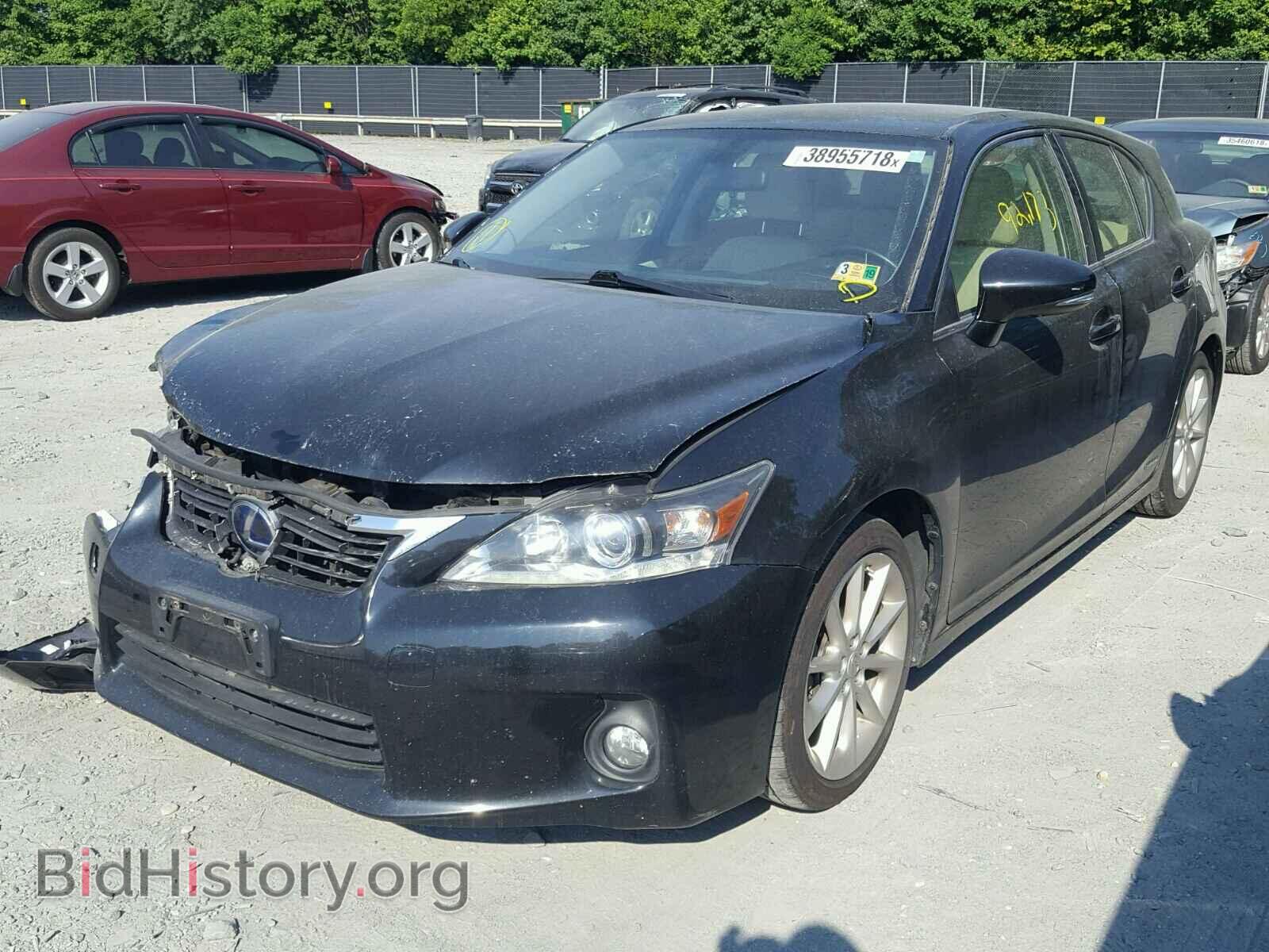 2012 LEXUS CT 200 - VIN: JTHKD5BH8C2107947 - Фото 2