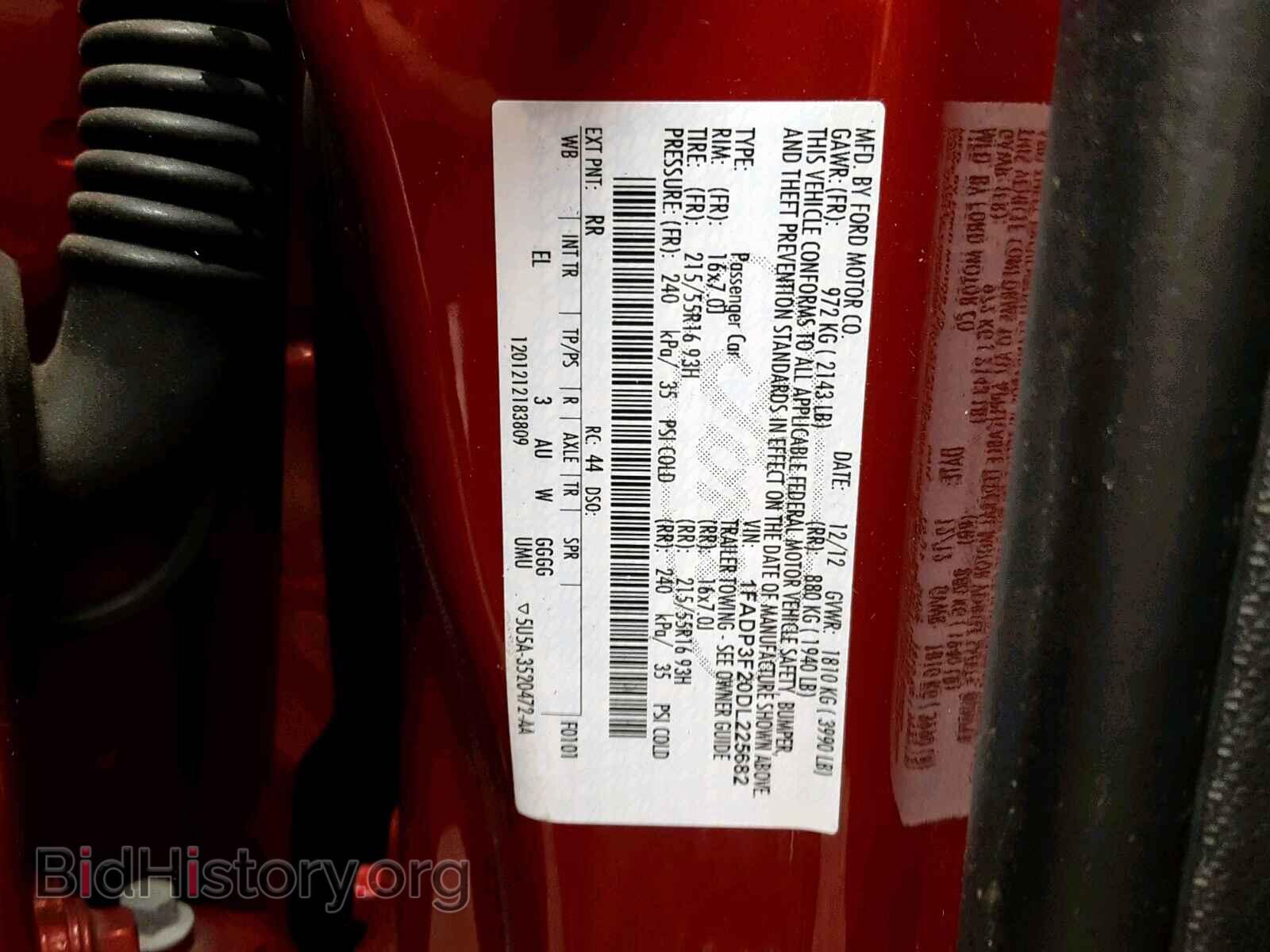 2013 FORD FOCUS SE - VIN: 1FADP3F20DL225682 - Фото 10
