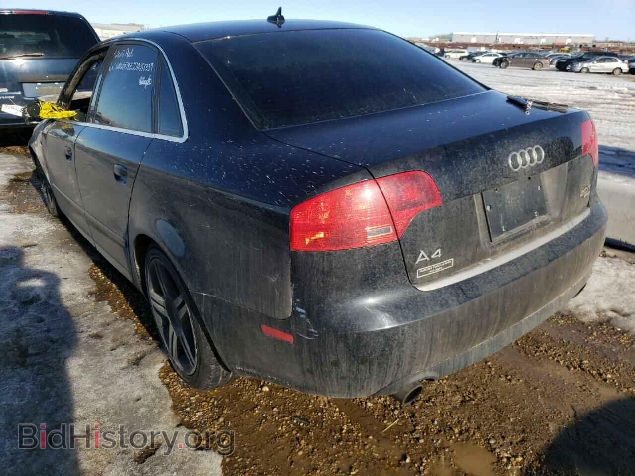 2007 AUDI A4 - VIN: WAUDF78E27A053339 - Фото 3