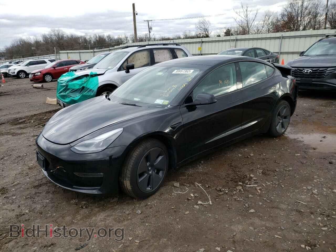 Photo 5YJ3E1EB8NF185504 - TESLA MODEL 3 2022