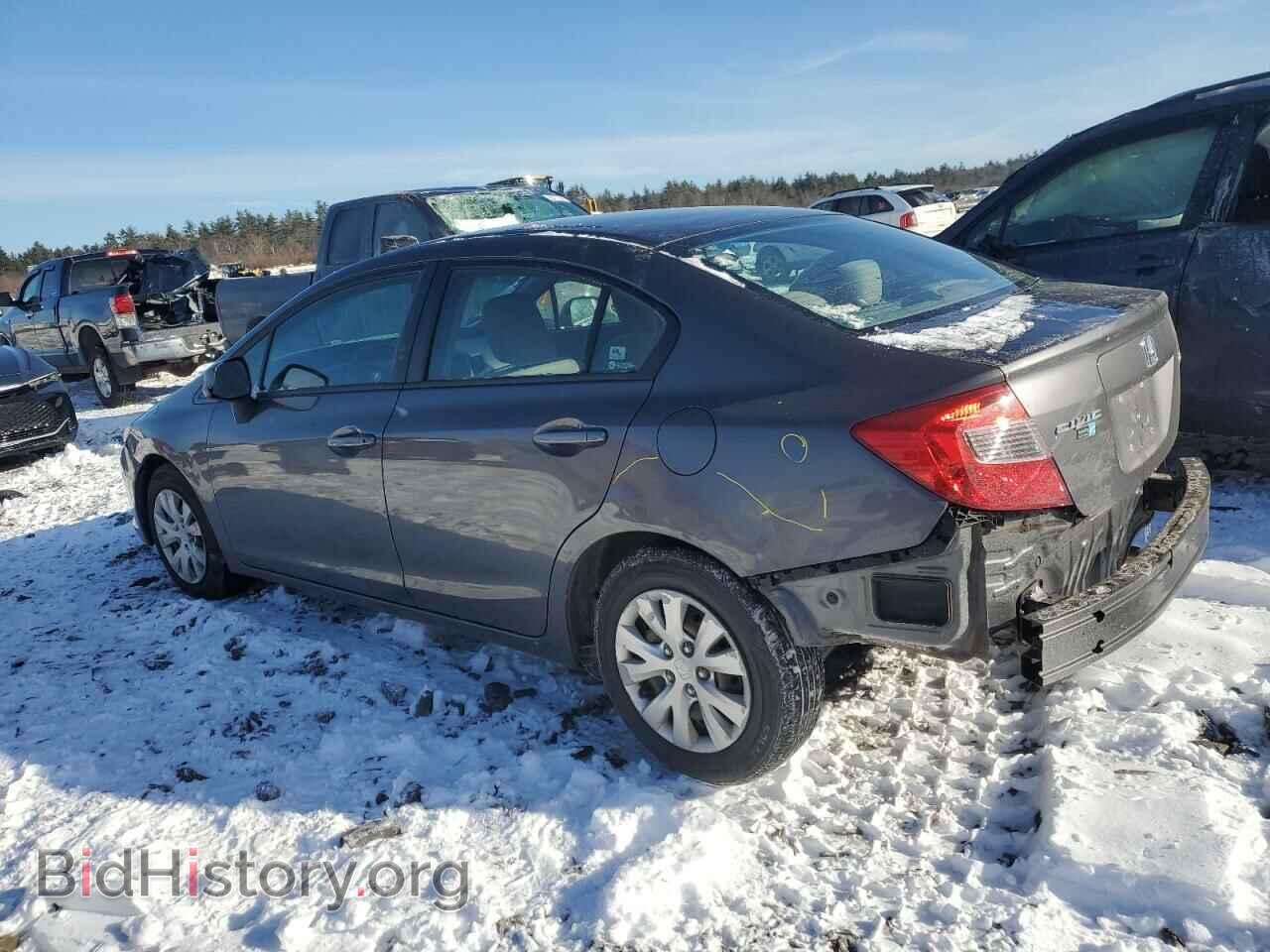 2012 HONDA CIVIC - VIN: 2HGFB2F55CH606673 - Фото 2