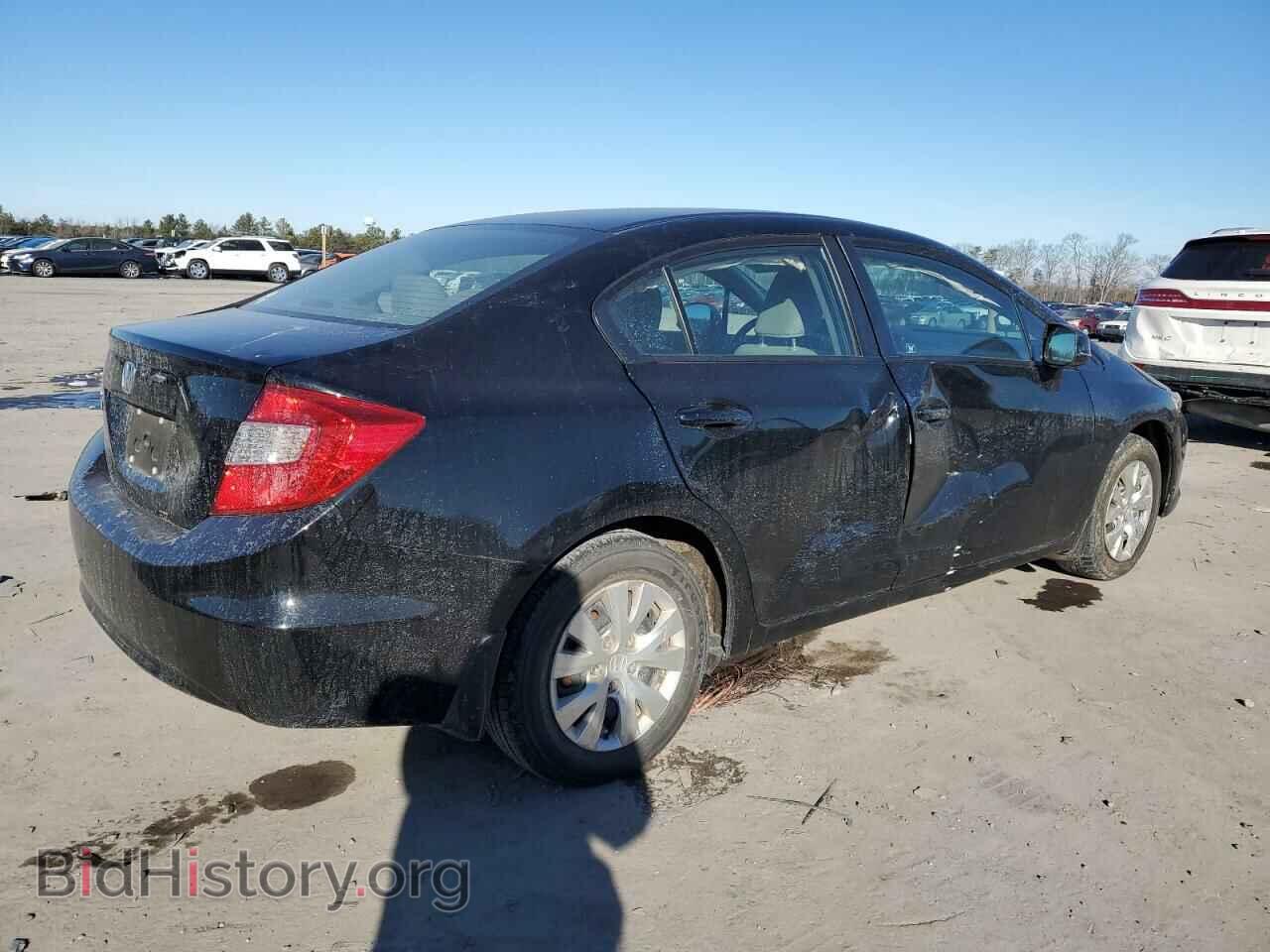 2012 HONDA CIVIC - VIN: 19XFB2F59CE009357 - Фото 3