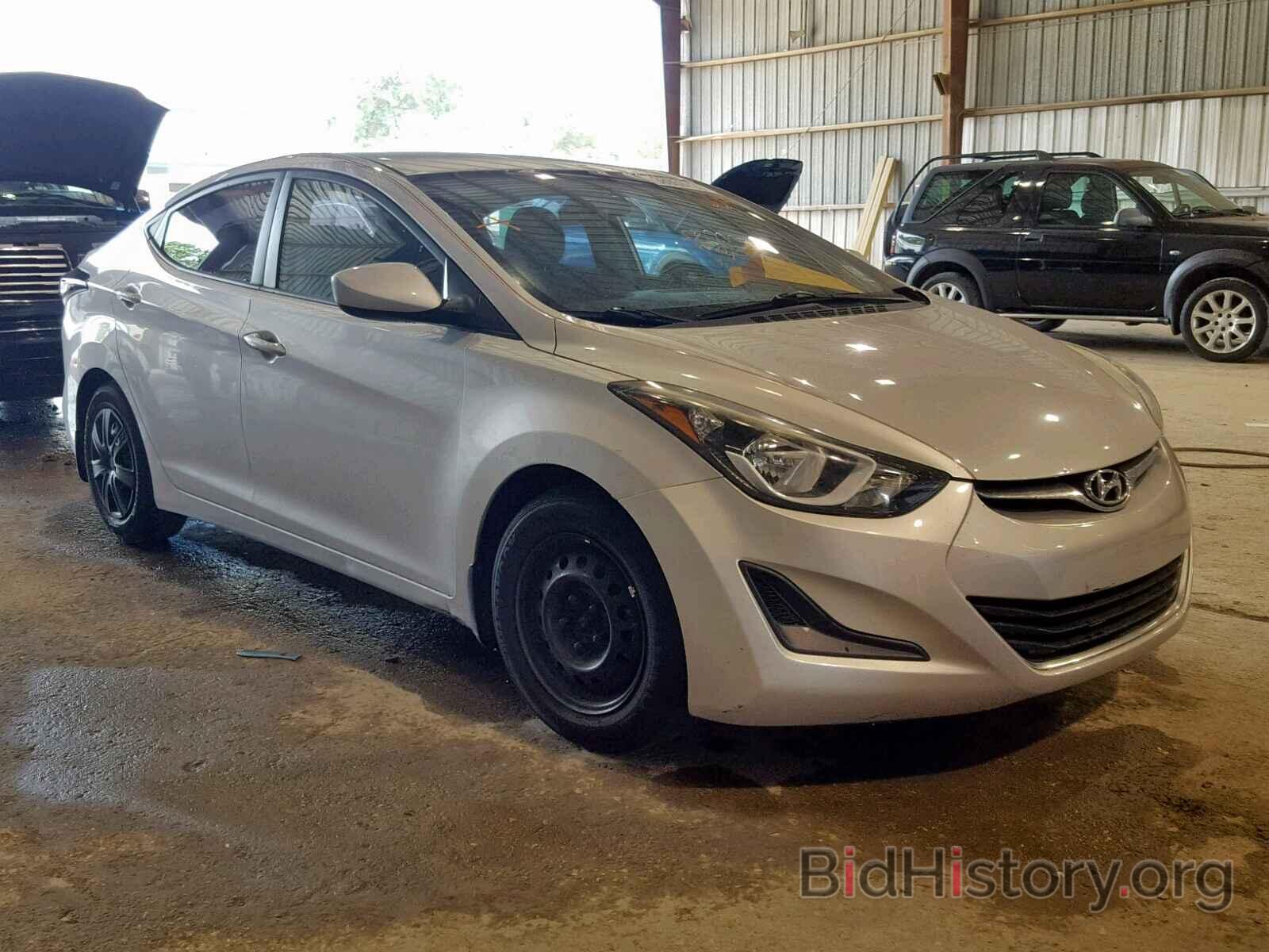 Фотография 5NPDH4AE5GH664576 - HYUNDAI ELANTRA 2016