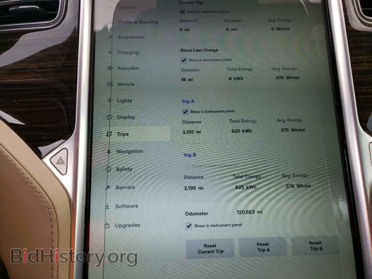 2016 TESLA MODEL S - VIN: 5YJSA1E24GF122393 - Фото 9