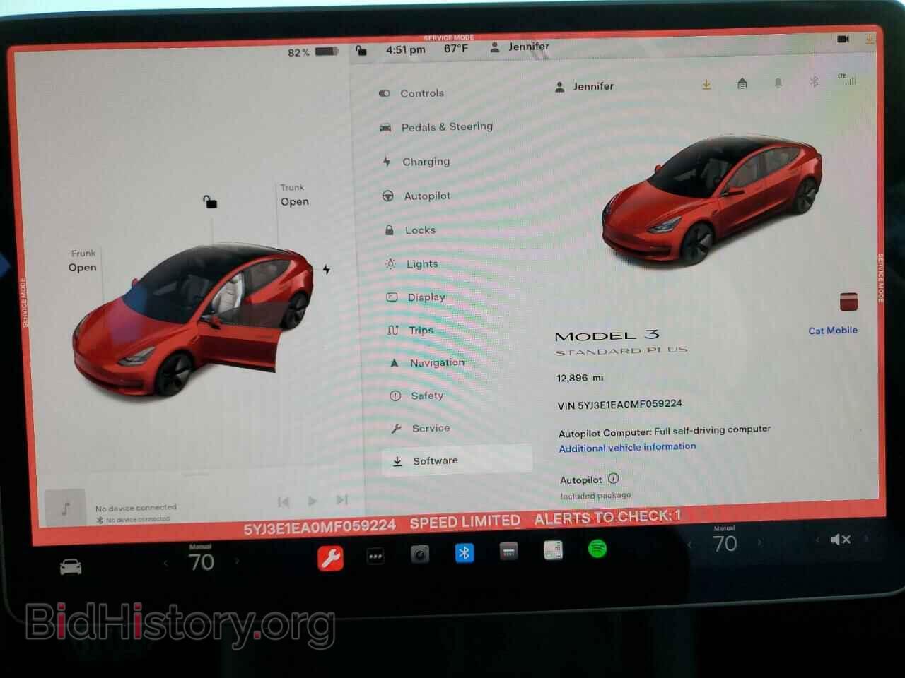 2021 TESLA MODEL 3 - VIN: 5YJ3E1EA0MF059224 - Photo 9