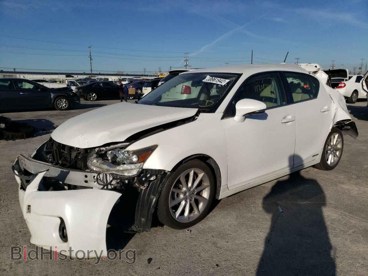 2012 LEXUS CT 200 - VIN: JTHKD5BH3C2091026 - Фото 2