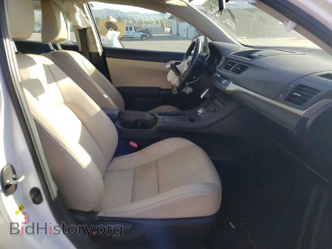 2012 LEXUS CT 200 - VIN: JTHKD5BH3C2091026 - Фото 5