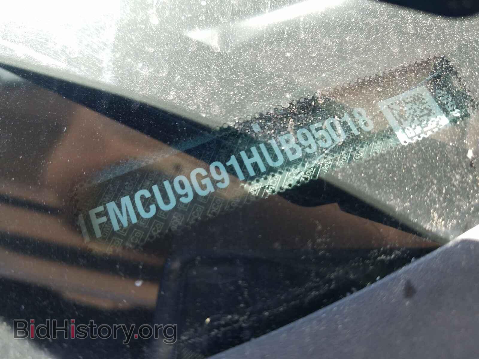 2017 FORD ESCAPE - VIN: 1FMCU9G91HUB95018 - Фото 10