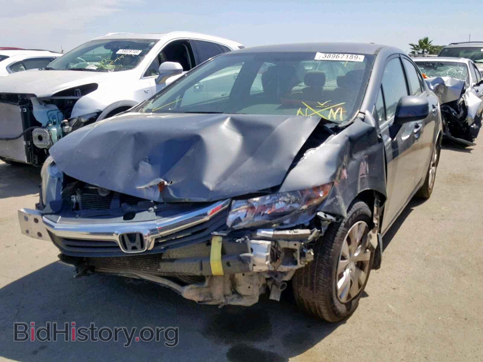2012 HONDA CIVIC LX - VIN: 19XFB2F50CE380116 - Фото 2